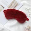 AKOAK 1 Pack Plush Sleep Eye Mask, Soft and Comfortable, Breathable Light Blocking Sleep Protector, Suitable for Adults, Children, Birthday Party Gifts (Wine Red) view 1
