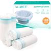 120 Disposable Commode Liners for Bedside Commode, Beside Commode Liners, Portable Potty Liners for Adults, Toilet Liners Portable Commode Bags for Commode Chair (Blue - 120 Liners) view 1