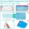 120 Disposable Commode Liners for Bedside Commode, Beside Commode Liners, Portable Potty Liners for Adults, Toilet Liners Portable Commode Bags for Commode Chair (Blue - 120 Liners) view 4