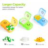 AUVON Weekly Pill Organizer 2 Times a Day with PU Leather Bag, Travel AM PM Pill Box 7 Day with One-Side Large Opening Design for Easy Filling, Portable Pill Case for Vitamins, Medication, Supplements view 4