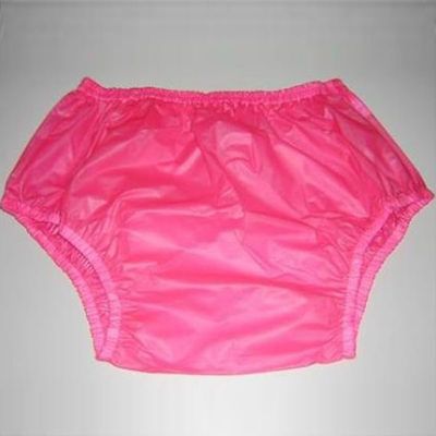 Adult Plastic Pants, Full Transparent Panties, Adult Incontinence Plastic Diaper Pants, PVCincontinence Elastic Band Plastic Reusable Pants, Suitable for Adult Men and Women