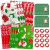 12 Pcs Extra Large Christmas Gift Bag, 44"x36" Heavy-Duty Waterproof Reusable Oversized Gift Sack with Rope & Gift Tag, Opaque Jumbo Wrapping Bag for Xmas, Birthdays, Parties, Class, Office, Home view 3