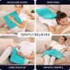 GENIANI Electric Heating Pad for Back Pain & Cramps Relief, Electric Throw, Auto Shut Off, Machine Washable, Moist Heat Pad for Neck & Shoulder - Valentines Day Gifts for Her, 12x24 Viridian Green view 2
