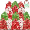 16 Pcs Extra Large Christmas Gift Bag, 44"x36" Heavy-Duty Waterproof Reusable Oversized Gift Sack with Rope & Gift Tag, Opaque Jumbo Wrapping Bag for Xmas, Birthdays, Parties, Class, Office, Home view 1