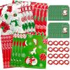 16 Pcs Extra Large Christmas Gift Bag, 44"x36" Heavy-Duty Waterproof Reusable Oversized Gift Sack with Rope & Gift Tag, Opaque Jumbo Wrapping Bag for Xmas, Birthdays, Parties, Class, Office, Home view 3