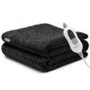 GENIANI Electric Heating Pad for Back Pain & Cramps Relief, Electric Throw, Auto Shut Off, Machine Washable, Moist Heat Pad for Neck & Shoulder - Valentines Day Gifts for Her, (12"x24" Jet Black) view 1