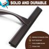 NETANY Shower Squeegee, 12-Inch Bronze Squeegee, All-Purpose Stainless Steel Squeegee for Bathroom, Shower Doors, Mirrors, Tiles and Car Windows - 100% Streak Free view 3