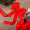 Riceshoot Valentines Day Decoration Red Bows Large Velvet Bows Garland Looped Wreath Waterproof Outdoor for Gift Wrapping Home Wall Decor(24 Pcs,12 x 18 Inch) view 3