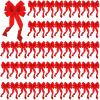 Riceshoot Valentines Day Decoration Red Bows Large Velvet Bows Garland Looped Wreath Waterproof Outdoor for Gift Wrapping Home Wall Decor(50 Pcs,9 x 13 Inch) view 1