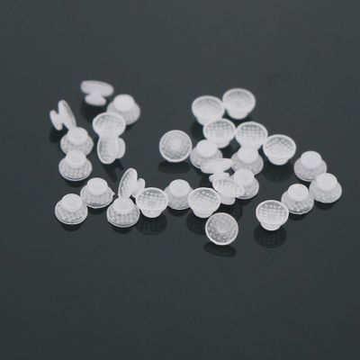 10 Packs/100 Pcs Bondable Round Base Ceramic Lingual Buttons