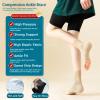 3 Pairs Neuropathy Socks, Soothe Relief Socks for Neuropathy Pain Women Men, Plantar Fasciitis Toeless Compression Socks Comprex Ankle Sleeves for Neuropathy Ankle Pain Relief (Black,S) view 3