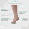 Juzo Move 20-30 mmHg Compression Stockings, Knee High, Closed Toe | Compression Socks for Women/ Men for Tired, Aching or Swollen Legs, Minor Varicosities | Black, X-Large (V) Short view 4