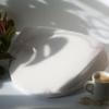 Dame Products Triangle Wedge Pillow for Couples - Support Cushion for Intimacy & Body Alignment - Bed Positioning Pillow with Washable Cover & Waterproof Liner - Oat Color view 2