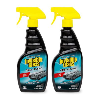 Invisible Glass 92163-2PK Premium Glass Cleaner Spray for Car Windshields and Windows, Automotive and Home Window Cleaner, Streak-Free, Ammonia-Free, Tint-Safe 16 fl oz (Pack of 2)
