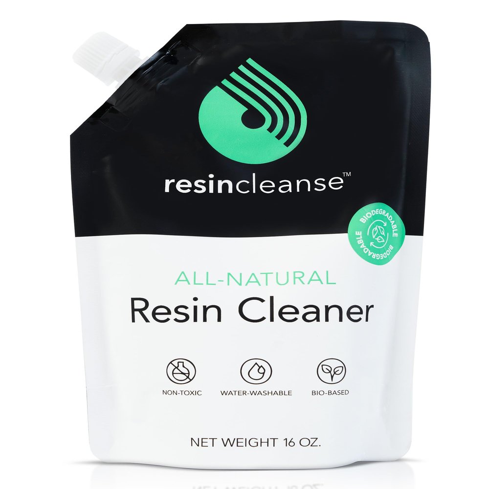 Resin Cleanse All Natural Glass Cleaner, Refill Pouch | Non Toxic Eco-Friendly Cleaning Solution (16 Ounce)
