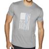 Cybersecurity Analyst USA Flag Sueded T-Shirt - Cybersecurity Presents - Unique Presents - Light Gray, M view 1