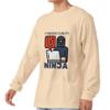 Cybersecurity Ninja Long Sleeve T-Shirt - Cybersecurity Analyst Presents - Men Clothing - Black, M view 2