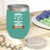 Camping, Where Friends and Marshmallows Get Toasted, Fun Coffee & Tea Mug - 12oz Wine Tumbler Mint view 2