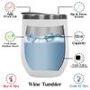 Camping, Where Friends and Marshmallows Get Toasted, Fun Coffee & Tea Mug - 12oz Wine Tumbler Mint view 4