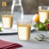 50 Pack Gold Plastic Cups For Party - 10 Oz Clear Party Cups Disposable - Hard Disposable Cups - Premium Heavy Duty Gold Cups - Disposable Cocktail Glasses - Plastic Glasses / Plastic Cocktail Glasses view 2