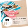 3 Pairs Forefoot Pad Pinch Stickers Sandal Insoles Anti Pad Suede Shoe Protector Metatarsal Pads Adhesive Forefoot Pads Flip- Flops Cushions Gel High Heels Liner Girl view 2