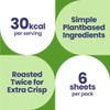 KIM'S TABLE- Sea Salt - 25 Count - Organic Roasted Seaweed Sheets - Keto Vegan Gluten Free - Great Source of Iodine & Omega 3s - Healthy On-The-Go Snack for Kids Adults view 3