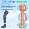 SLOTHMORE Leg Massager for Circulation and Pain Relief, Air Compression Foot Massage with 3 Heat Levels 4 Modes, 4-in-1 Foot Calf Knee & Thigh, Knee Heating Therapy, Gift for Mom Dad view 2