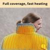 BeyondNice Heating Pad for Neck and Shoulders Weighted Neck Heating Pad for Pain Relief 10 Heat Settings 3 Timers Auto Off Gifts for Women Men Mom Dad (Blue) view 2