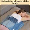 BeyondNice Heating Pad for Neck and Shoulders Weighted Neck Heating Pad for Pain Relief 10 Heat Settings 3 Timers Auto Off Gifts for Women Men Mom Dad (Blue) view 4