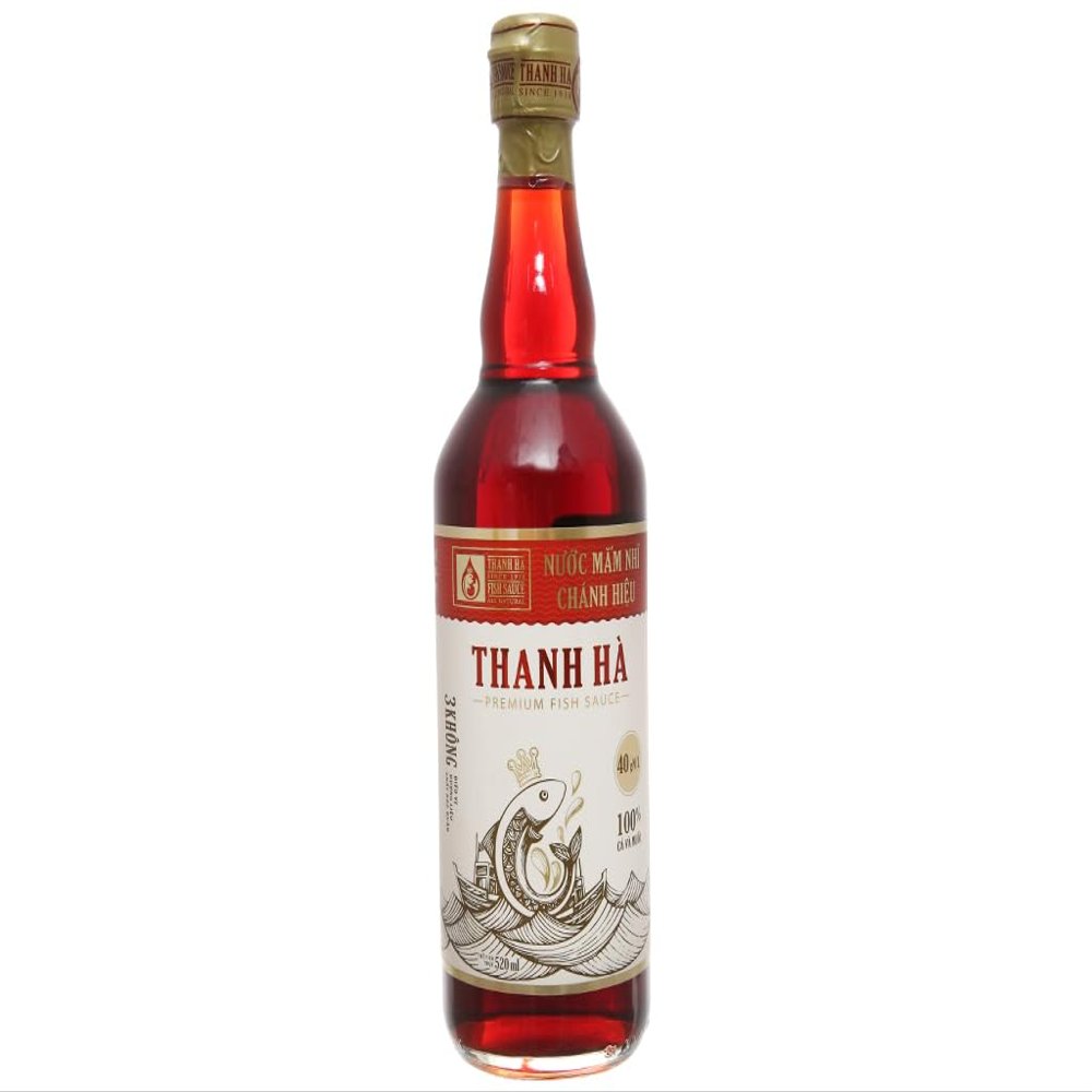 1 Pack - Thanh Ha Premium Fish Sause 40N - Nuoc Mam Thanh Ha 40N - 510ml per Bottle