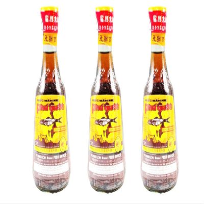 3 Packs - Phu Quoc Flying Lion Fish Sauce - Nuoc Mam Phu Quoc Su Tu Bay - 300ml