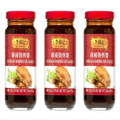 3 Packs - Korean Barbecue Sauce Glass Jar - 13 Oz