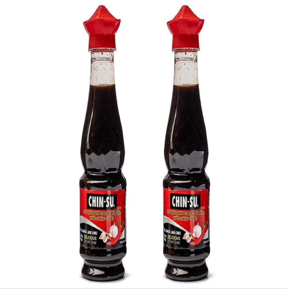 2 Packs - Garlic and Chili Soy Sauce - Nuoc Tuong Toi Ot - 250ml per Bottles x 2 Bottles per Order
