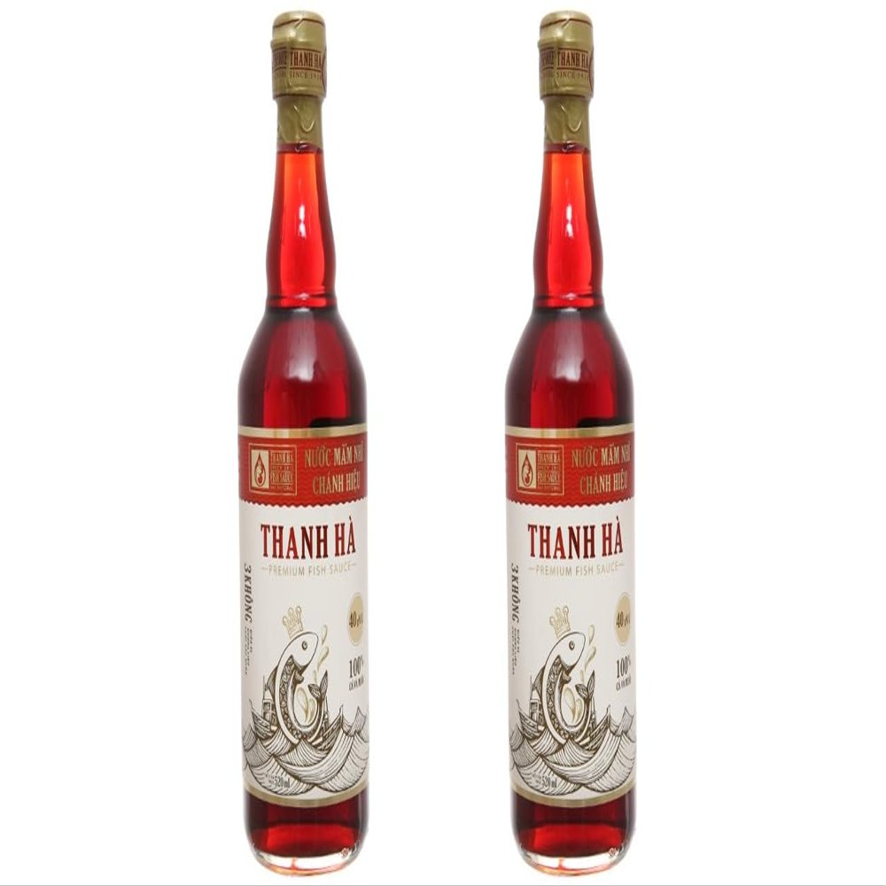 2 Packs - Thanh Ha Premium Fish Sause 40N - Nuoc Mam Thanh Ha 40N - 510ml