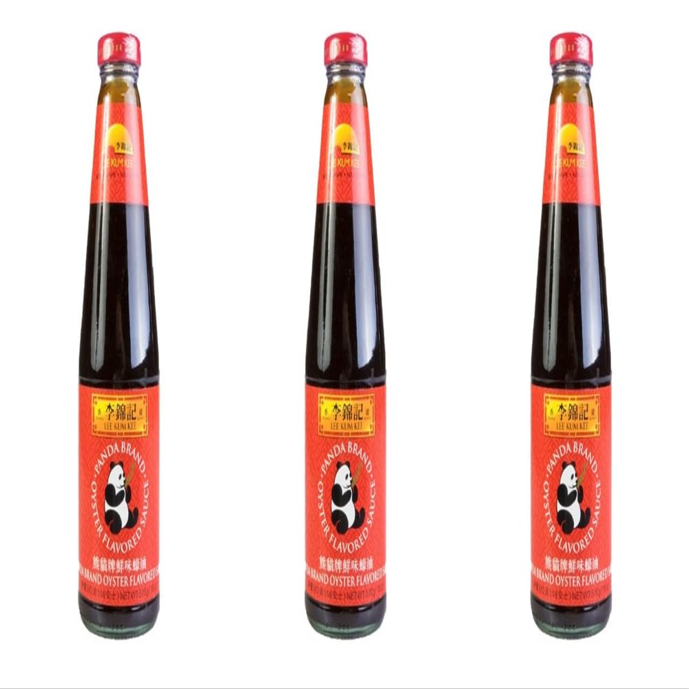 3 Packs - Oyster Flavored Sauce Glass Bottle - 18 Oz