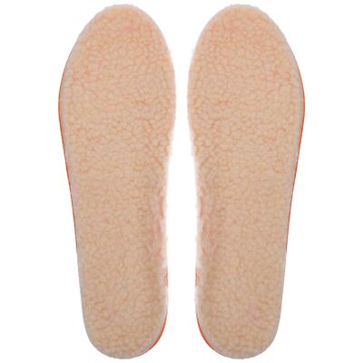 FOMIYES 1 Pair of Wool Insoles Soft Warm Shoe Inserts Shock-Absorbing Massaging Shoe Pads Winter Wool Insoles for Shoes Boots Slippers Size 40-42 Beige