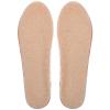 FOMIYES 1 Pair of Wool Insoles Soft Warm Shoe Inserts Shock-Absorbing Massaging Shoe Pads Winter Wool Insoles for Shoes Boots Slippers Size 40-42 Beige view 1