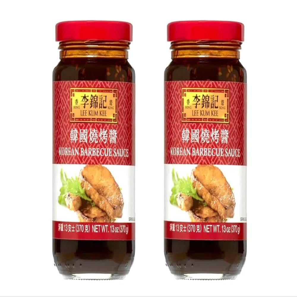 2 Packs - Korean Barbecue Sauce Glass Jar - 13 Oz