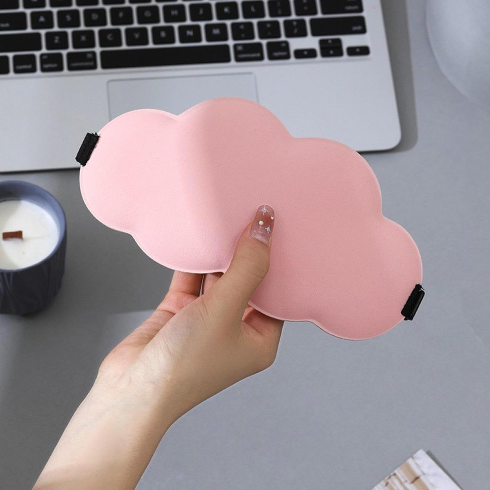 3D Cloud Sleep Ice Silk Stereo Eye Mask Shading Nap Breathable Men and Women Relieve Eye Fatigue