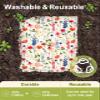 Miss Adola 6 Pack Swedish Dishcloths for Kitchen - Reusable Dish Cloths for Washing Dishes Absorbent Cute Funny Kitchen Towels Cleaning Sponge, Floral Bird view 3