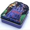 Boston America Afterlife Sours Candy Tin compatible with Beetlejuice Candy. One (1) Collectible Candy Tin Featuring Beetle juice with his Gravestone  Sour Blue Raspberry Flavor in the Shape of Spooky Skulls view 2