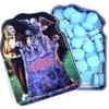 Boston America Afterlife Sours Candy Tin compatible with Beetlejuice Candy. One (1) Collectible Candy Tin Featuring Beetle juice with his Gravestone  Sour Blue Raspberry Flavor in the Shape of Spooky Skulls view 3