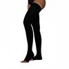 Juzo Move 30-40 mmHg Compression Stockings, Thigh High, Silicone Band, Open Toe | Compression Socks for Women/ Men for Severe Varicosities & Edema, Chronic Venous Insufficiency & Post-Op Care | Black, X-Small (I) view 1