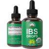 USDA Organic IBS Relief 5-In-1 Liquid Drops. For Ingestion, Bloating, Gas. Irritable Bowel Supplement With 5 Organic Ingredients. Peppermint Oil, Fennel Seed, Chamomile Flower, Rosemary, Holy Basil view 1