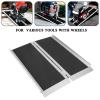 Bruce & Shark 3FT Portable Wheelchair Ramp Non Skid Aluminum Foldable Mobility Scooter Ramp view 3