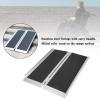 Bruce & Shark 3FT Portable Wheelchair Ramp Non Skid Aluminum Foldable Mobility Scooter Ramp view 4
