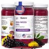 Biolore Wildcrafted Sea Moss Gel - Elderberry 16 oz - Flavored Sea Moss Gel with Essential Vitamins & Trace Minerals - Vegan Superfood - Made in USA, Gluten-Free, No Added Sugar view 1