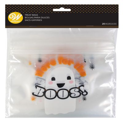 Boo Resealable Treat Bags, 20 Count