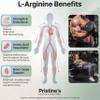 PRISTINE'S L Arginine Supplements for Men & Women - 1000mg Capsules 90 Day Supply Nitric Oxide & Pre Workout Amino Acid Support view 2