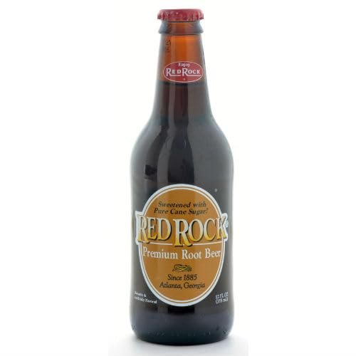 Red Rock Premium Root Beer - 12 oz (96 Glass Bottles)